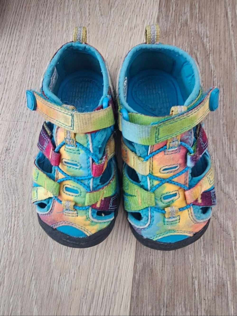 Keen Seacamp Rainbow Toddler Closed-Toe Water Sandals, Size 7